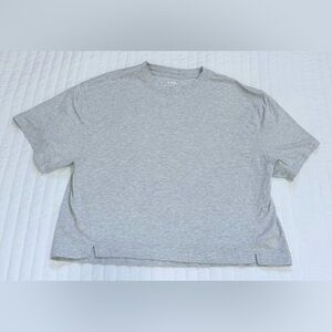 Abercrombie & Fitch YPB Cropped Gray Women’s Short Sleeve Tee Shirt Sz S